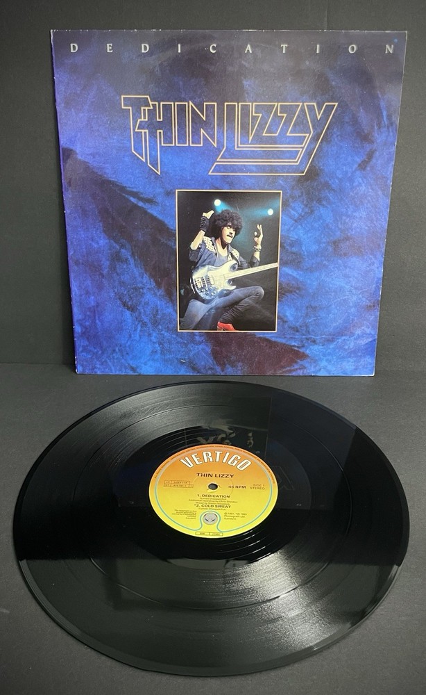 Rare OOP! Thin Lizzy „Dedication“ EP – Vertigo Records – 1991 UK Press – VG++