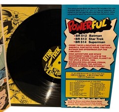 Power / Peter Pan Mixed Lot of 5 Vinyl LP Records Spider Man /Superman