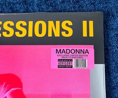 MADONNA SEALED (READ) CONFESSIONS II SPOTIF 12“ CLEAR VINYL + PROMO COASTER