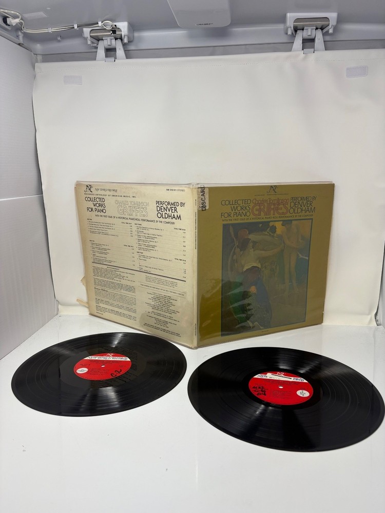 Griffes – Collected Works For Piano 2LP 1978 NEW WORLD RECORDS Classical 33 RPM