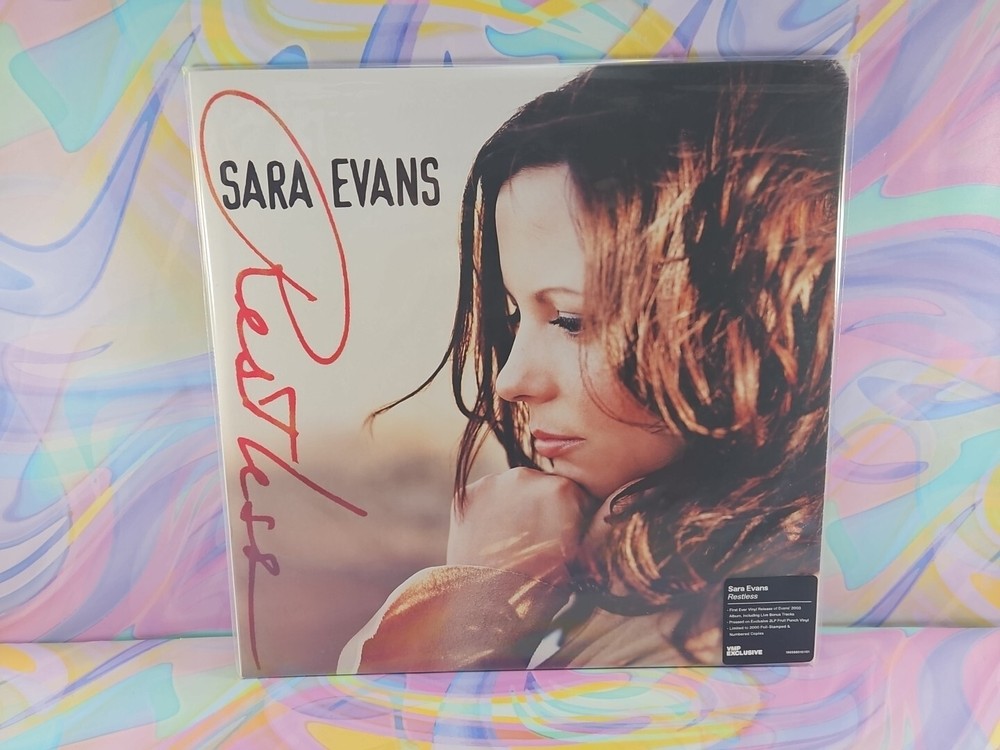 Sara Evans – Restless (Limited Fruit Punch Colored Record) New Sealed 2xLP
