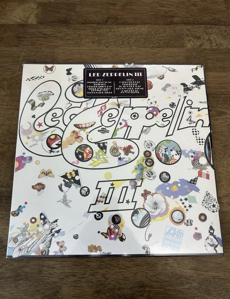 1970 LED ZEPPELIN III LP SEALED MINT CONDITION FIRST PRESSING SD 7201