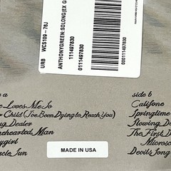 SIGNED Anthony Green – So Long, Avalon Gold Galaxy Vinyl /100 New & Sealed