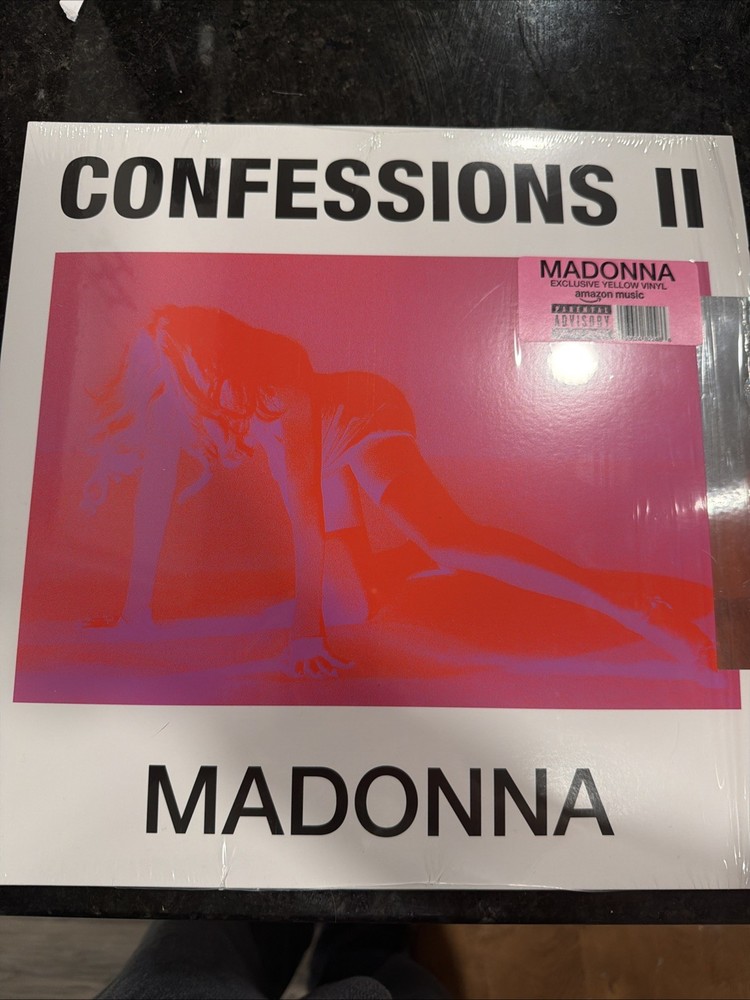 MADONNA CONFESSIONS II 12“ YELLOW VINYL AMAZON US 2026. Mint. Opened, Played 1x