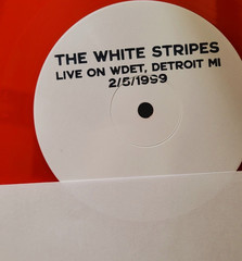 Third Man Records The White Stripes Live on WDET 2/5/1999 Red Vinyl