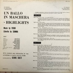 Birgit Nilsson, Carlo Bergonzi, Cornell Macneil, Giulietta Simionato, Sylvia Sta
