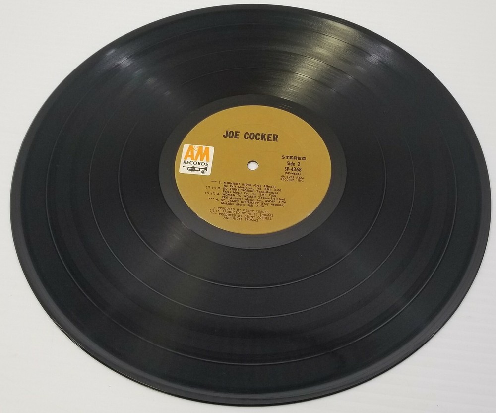 V) Joe Cocker – Self Titled – A&M Records – SP-4368 – Vinyl Music Record