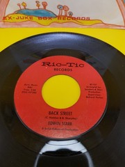 Edwin Starr Back Street 7″ Vinyl Single Record 1966 Ric -Tic Records N. Soul