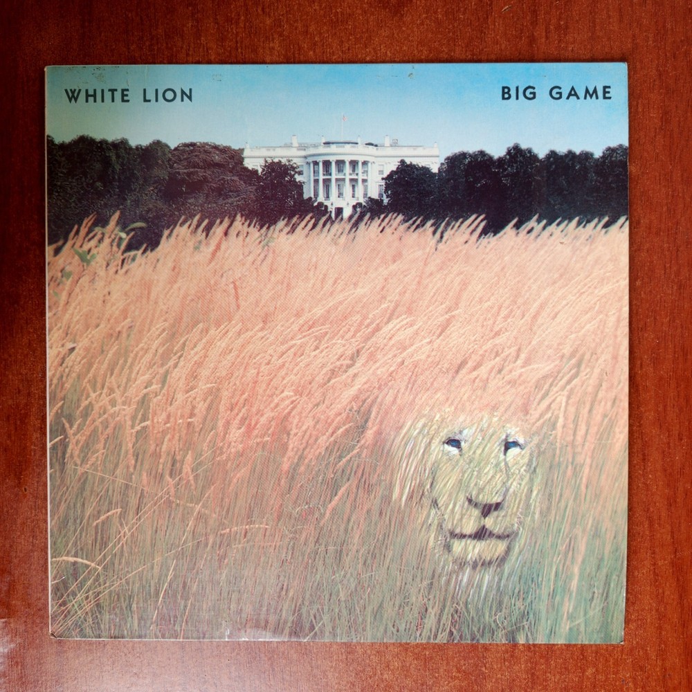 White Lion ‎– Big Game [1989] Vinyl LP Pop Rock Atlantic Rare Version