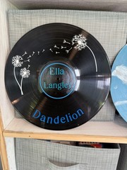Dandelion Ella Langley Decorative Vinyl Album Wall Art