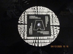 DANNY BROWN Atrocity Exhibition SIGNED BLACK LP Used! 2016 Warp Records UK