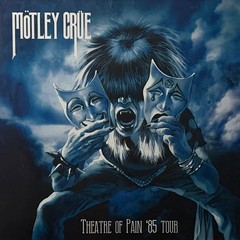 Motley Crue Theatre Of Pain Tour 85 2 LP Blue Smoke Vinyl Live Chicago AUD NEW