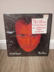 Phil Collins No Jacket Required 1985 Vinyl Record Album Shrink Hype Stickers