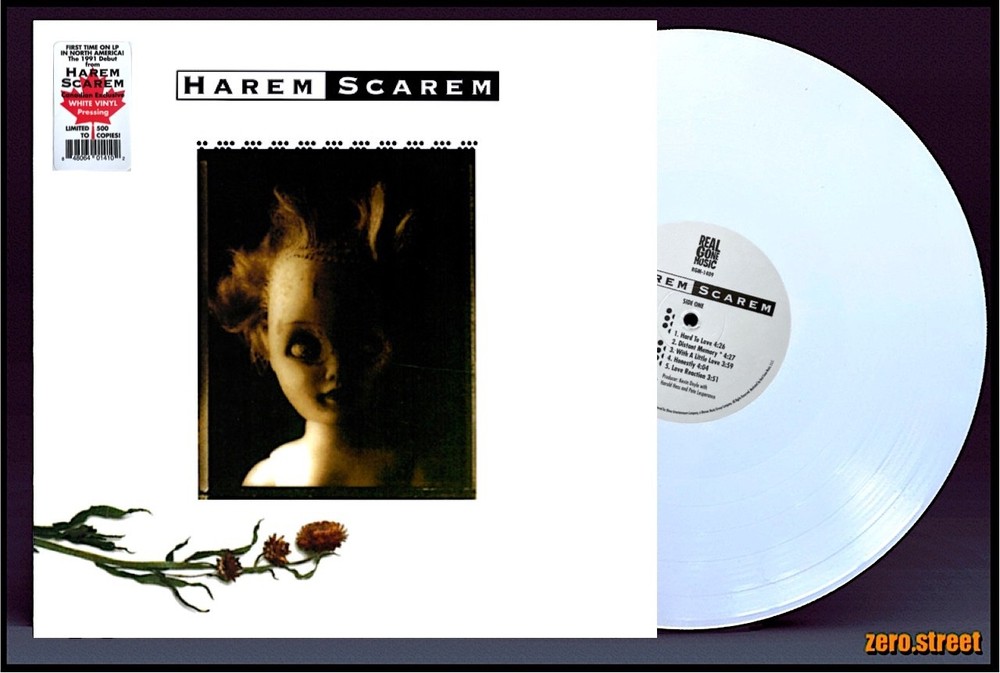 HAREM SCAREM Self Titled LP on WHITE VINYL New SEALED /500 (official reissue)