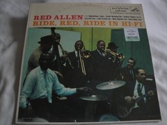 RED ALLEN – RIDE, RED, RIDE IN HI-FI RCA VICTOR LPM-1509 MONO VINYL LP VG+/VG+