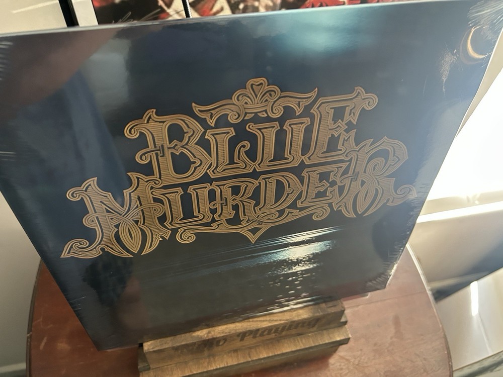 Blue Murder Blue Murder Geffen Rock LP Blue Vinyl Hard Rock English