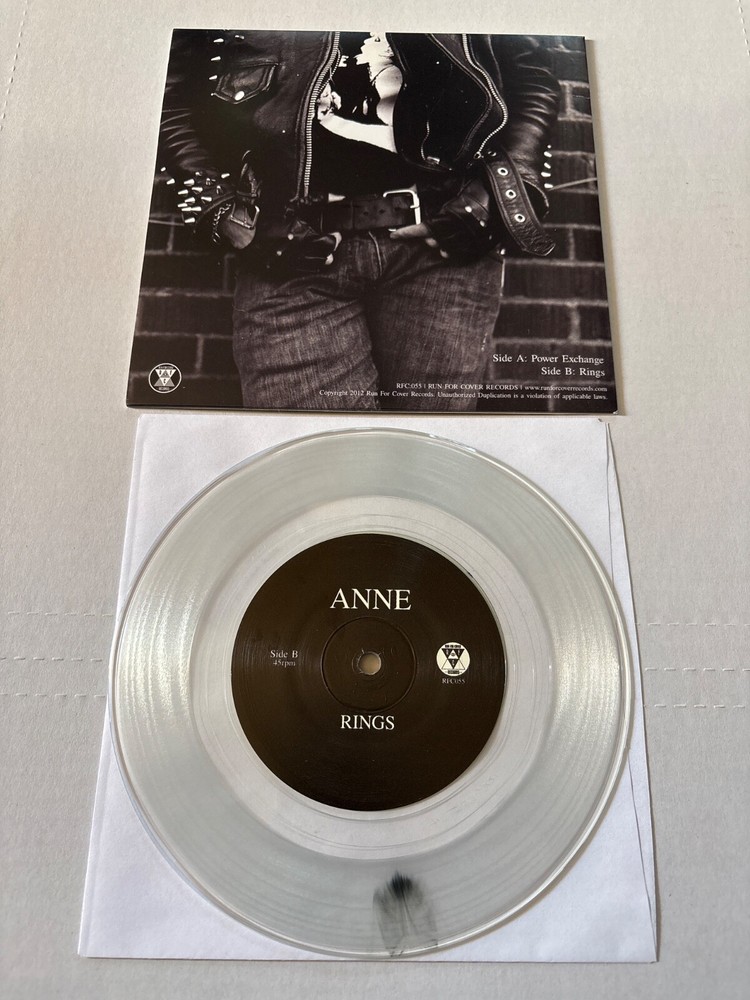 Anne – Power Exchange 7″ CLEAR VINYL Run For Cover Records