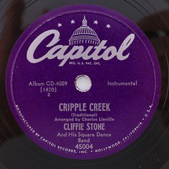 Cliffie Stone – Square Dances 1951 4x 10″ 78rpm Shellac Record Book Set CD-4009