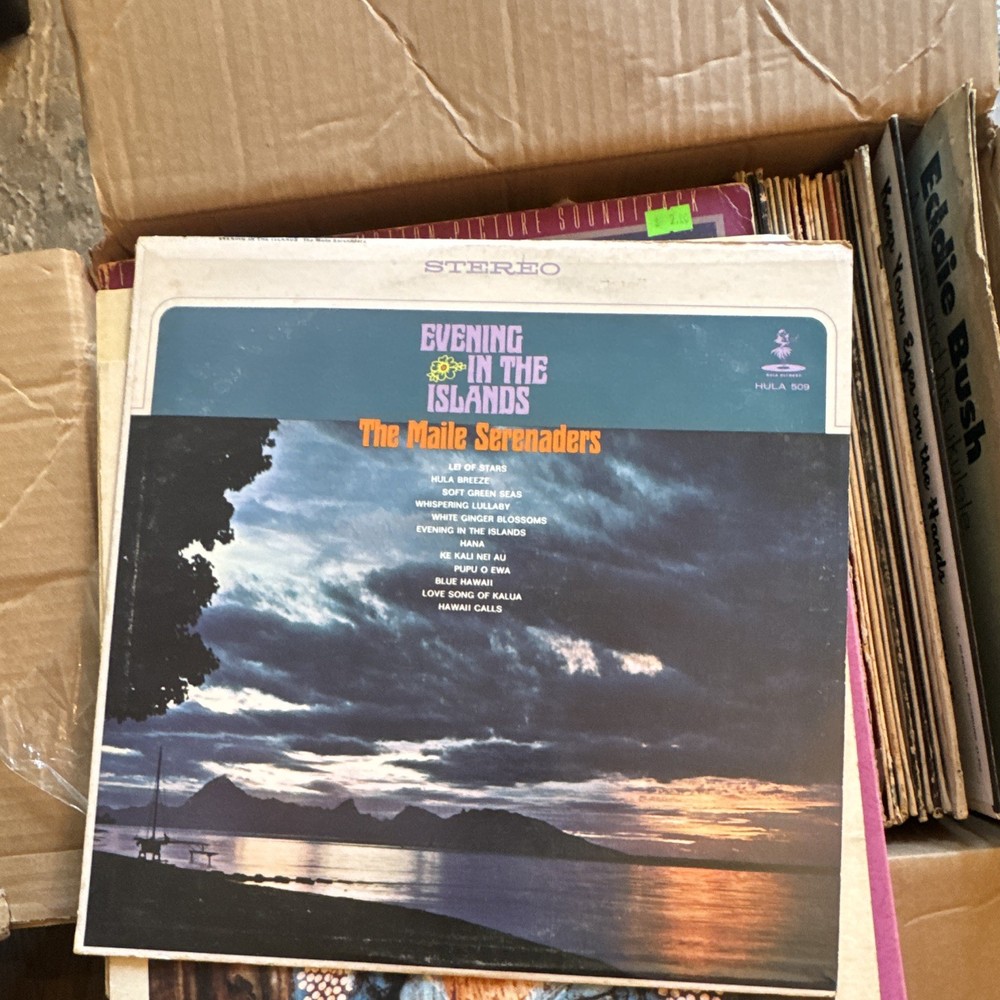 The Maile Serenaders Evening In The Islands LP Vinyl Stereo HULA 509