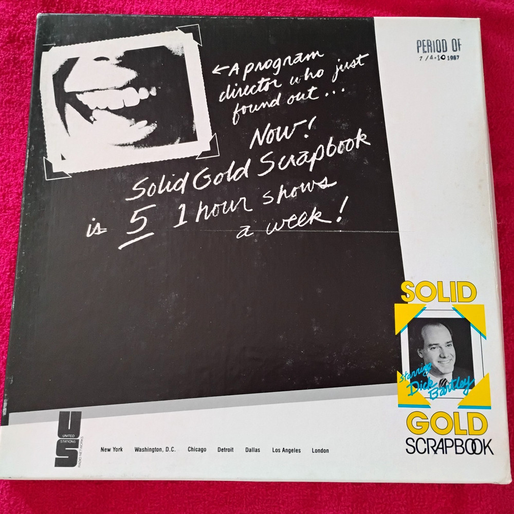 Solid Gold Scrapbook W/Dick Bartley 5LPS July 6-10 1988