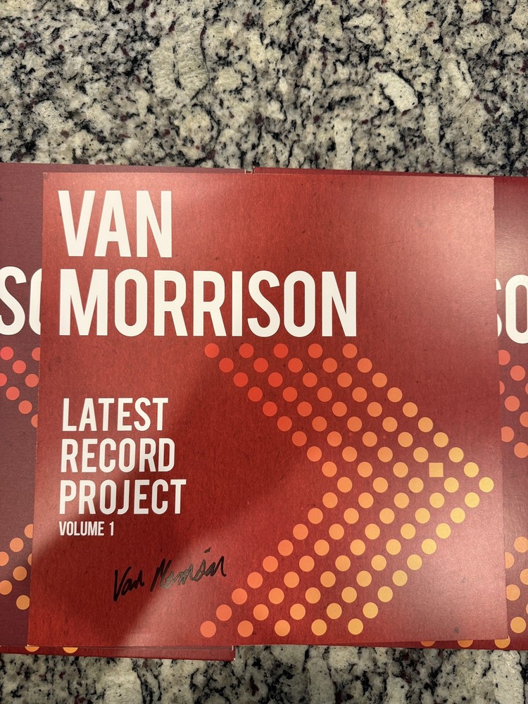 Signed Van Morrison Latest Record Project Volume 1 – Autographed 12×12 Flat