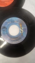 Lot of 4 Vintage 7-inch 45 RPM Vinyl Records (Phil Collins, Carol Douglas, B.T.
