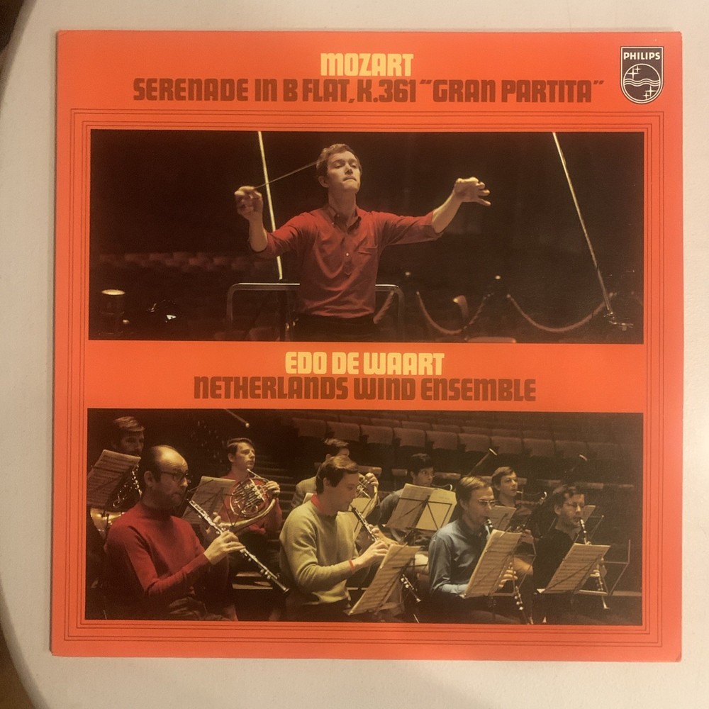 Netherlands Wind Ensemble, LP, Dutch Press, NM, Serenade In B Flat K. 361