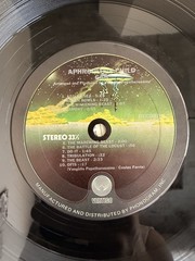 APHRODITE’S CHILD – 666 – VERTIGO VEL 2-500 LP – 1974 TERRE HAUTE REISSUE
