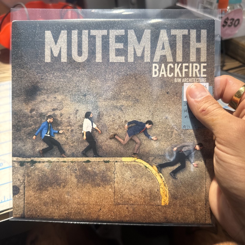 Mutemath Backfire B/w Architecture 7in Single 2009 Vinyl
