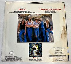 Def Leppard – Animal -Vinyl 7″ Single 45rpm Picture Sleeve 1987 Hysteria Elliott