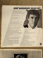 Lot Of 4 vinyl LPs- Burt Bacharach Reach Out, Futures, Butch cassidy, Easy