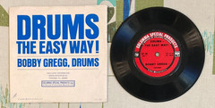 Bobby Gregg 7″ EP w PS Drums the Easy Way! 1967 Instructional Educational VG+