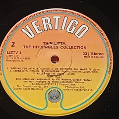 THIN LIZZY – THE ADVENTURES OF THIN LIZZY UK 1st PRESS STEREO VG+ VINYL