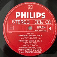 PHILIPS 6769 059 2LP Haydn: Violin Concerto, Salvatore Accardo