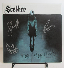 12×12″ SIGNED Poster „The Surface Seems So Far“ LP SEETHER Limited LIGHT BLUE