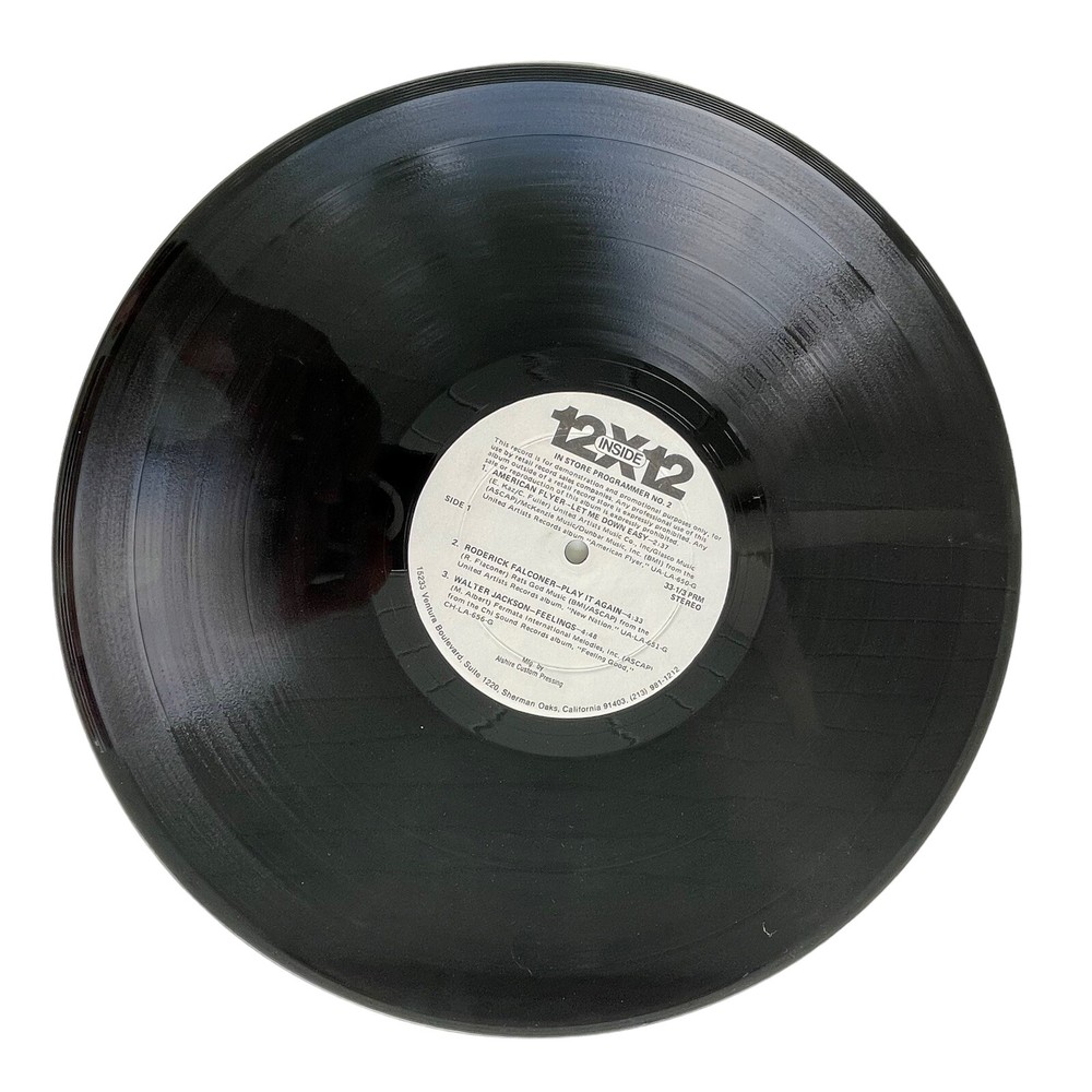 Inside 12×12 In-Store Programmer #2 Demonstration LP Record Compilation
