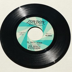 John Mayall’s Bluesbreakers *Suspicions/Oh, Pretty Woman* 45 rpm Vinyl 7″ Single