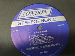 John Mayall & The Bluesbreakers – A Hard Road – 1967 VINYL RECORD 1967 LONDON