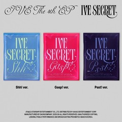 IVE [IVE SECRET] 4th EP Album/CD+Photo Book+Card+Poster+POB+GIFT K-POP SEALED