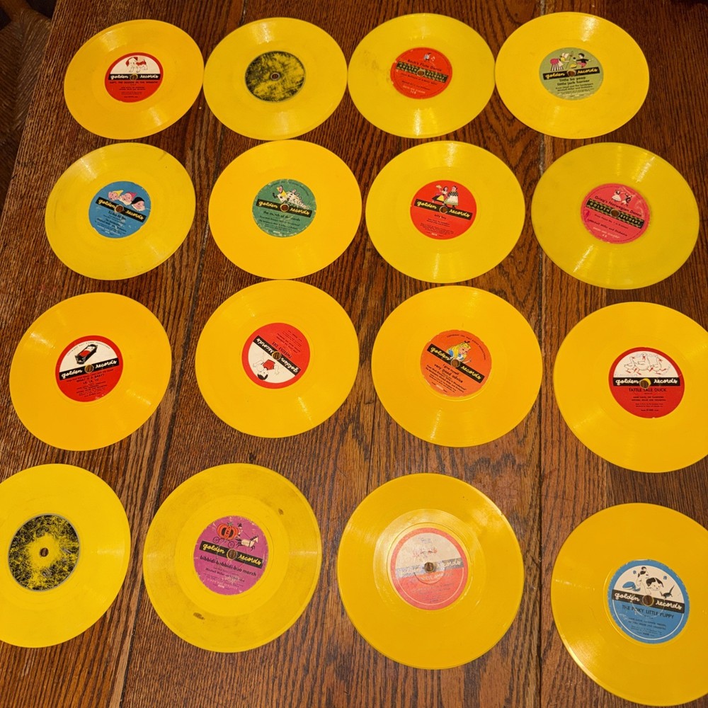 Lot Of 31 Vintage Little Golden Records 1940s/50s MCM Toy Children’s Untested 6”