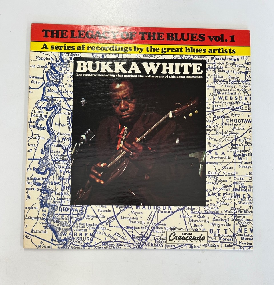 Bukka White – The Legacy Of The Blues Vol.1 (LP 1987 Delta Blues) EX Condition