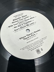 Atlantic Starr SP-4711 Vinyl LP Promo White Label Record AM Records Bobby Eli
