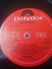 THE STORY OF THE WHO – POLYDOR RECORDS 2XLP IMPORT SET – (G+/G+)