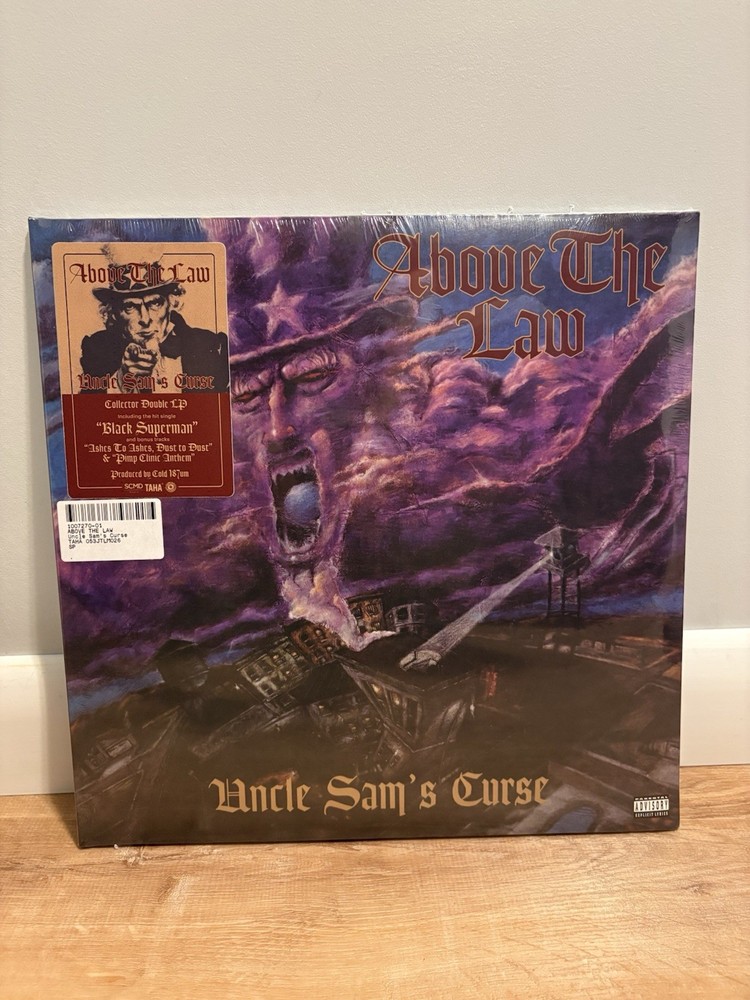 Above the Law Uncle Sam’s Curse 1994 Vinyl Record Ruthless Records 2 LP Sealed