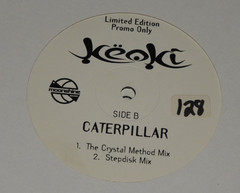 KEOKI caterpillar 12″ DOUBLE RECORD SET PROMO RABBIT IN THE MOON CRYSTAL METHOD