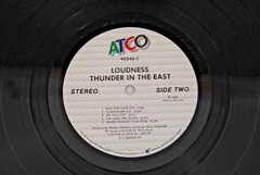 NM/EX LOUDNESS ‎– Thunder In The East LP – Original 1985 US Press ATCO 90246-1