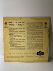 True High Fidelity Full Frequency Range Recording Classical Sampler 12” Vinyl LP