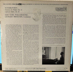 LP Pyotr Ilyich Tchaikovsky – Francesca da Rimini Vinyl Record ORIGINAL – 6 EYE