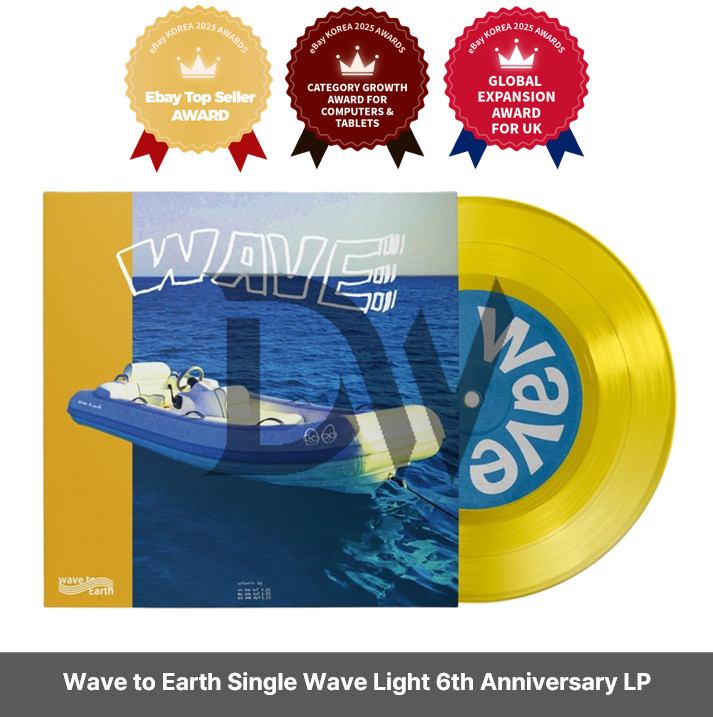 Wave to Earth Single Wave Light 6th Anniversary LP Clear Yellow