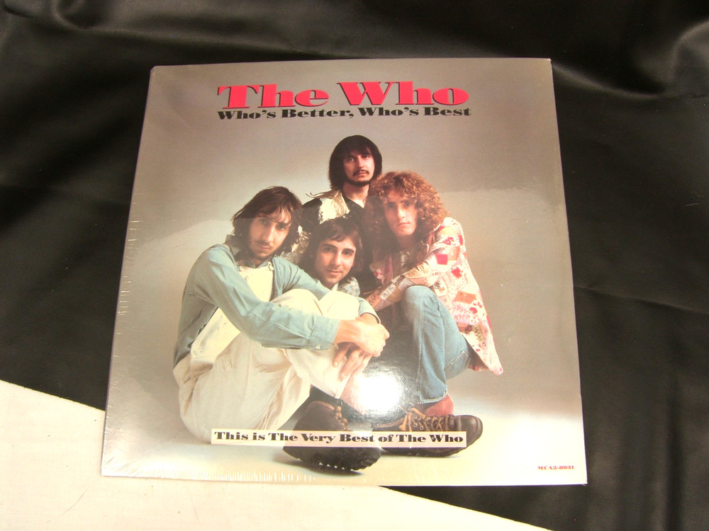 Sealed 12″ 2xLP The Who Who’s Better, Who’s Best 1988 MCA Records CRC MCA2-8031